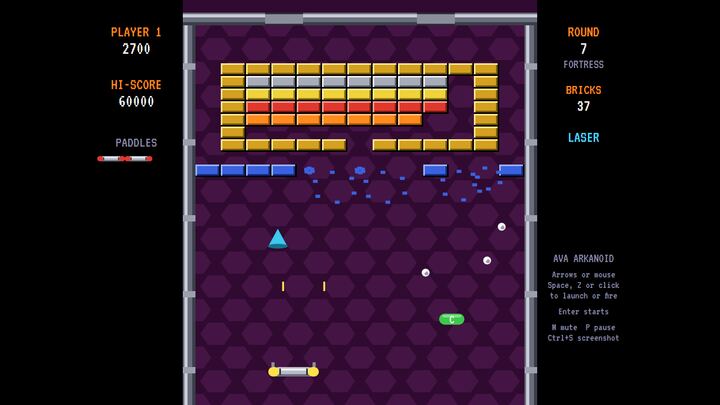 AVAArkanoid gameplay