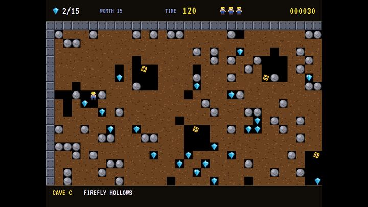 AVABoulderDash gameplay