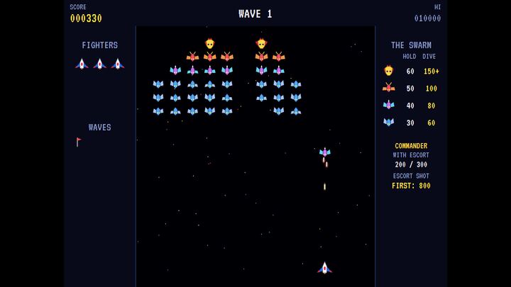AVAGalaxian gameplay