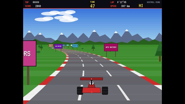 AVAPolePosition gameplay
